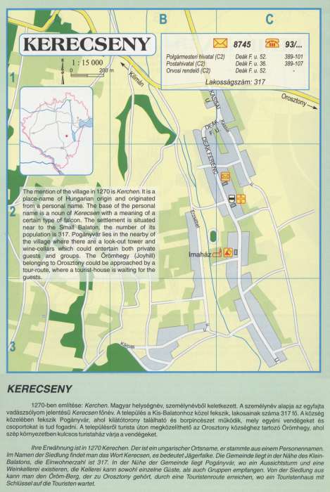 Kerecseny - Zala megye Atlasz - Gyula - HISZI-MAP, 1997.jpg Kerecseny - Zala megye Atlasz - Gyula - HISZI-MAP, 1997.jpg
