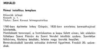 Miháld - Zala megye műemlékei 1979 083old.jpg Miháld - Zala megye műemlékei 1979 083old.jpg