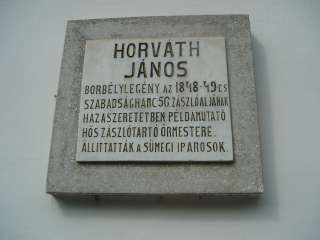 Sümeg, Panteonfal: Horváth János.jpg Sümeg, Panteonfal: Horváth János.jpg