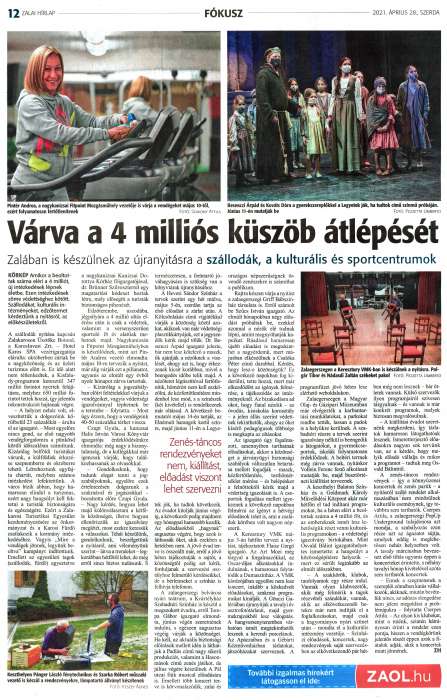 Zalai Hírlap 2021 04 28 097sz 12old - Várva a 4 milliós küszöb átlépését.jpg Zalai Hírlap 2021 04 28 097sz 12old - Várva a 4 milliós küszöb átlépését.jpg