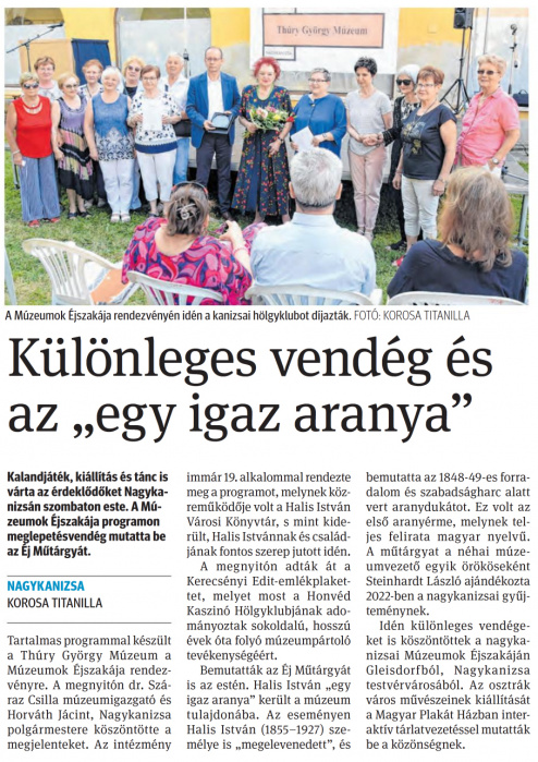 Zalai Hírlap 2025 06 23 143sz 03old - Különleges vendég és az egy igaz aranya.jpg Zalai Hírlap 2025 06 23 143sz 03old - Különleges vendég és az egy igaz aranya.jpg